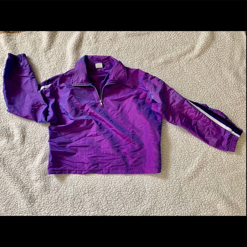 80’s cropped windbreaker